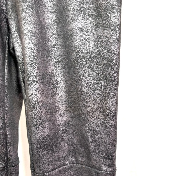 INC International Concepts Faux Leather Stretch Metallic Leggings Brown Size M - Picture 7 of 10